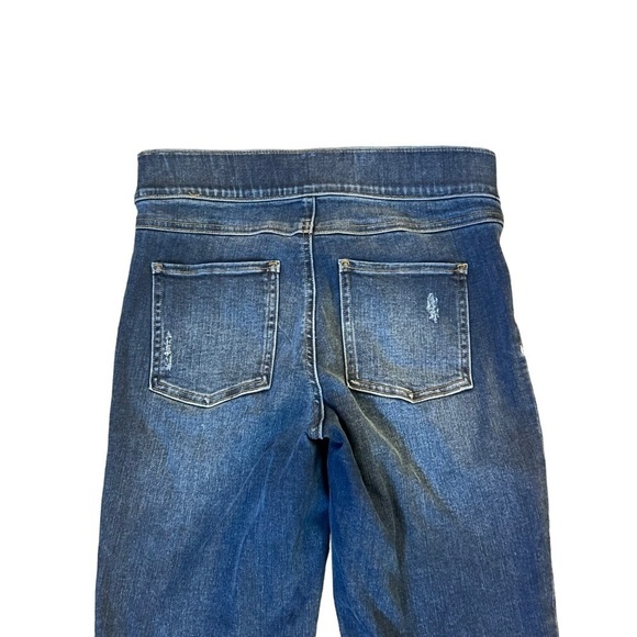 Spanx Jeans Womens Small Distressed Ankle Skinny Slimming Shape Wear High Rise - Picture 6 of 12